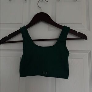 SET ACTIVE Sculptflex Sports Bra in Green